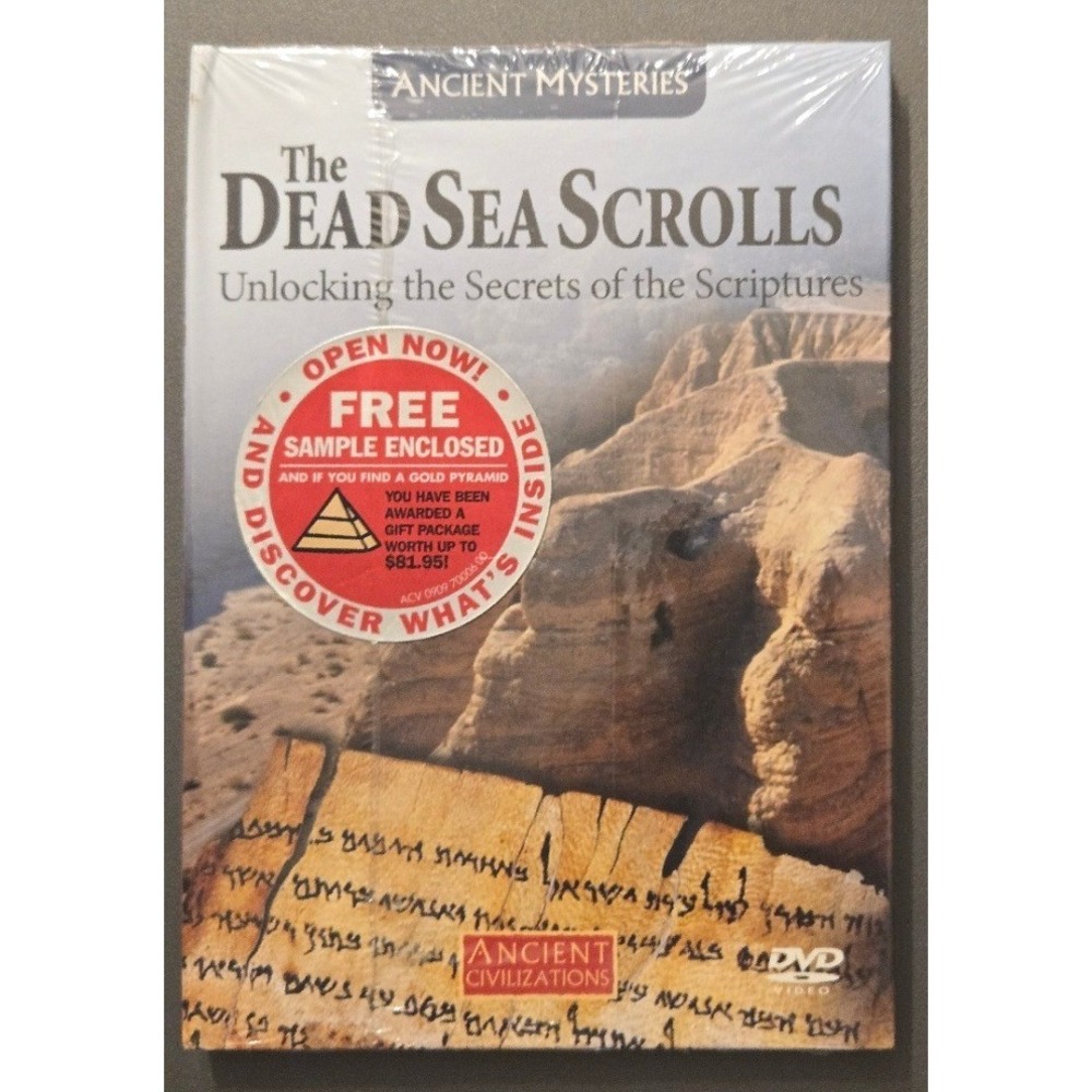 Ancient Mysteries: The Dead Sea Scrolls DVD Unlocking Secrets Sealed Mailer